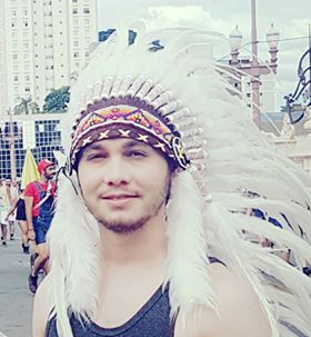 N93- Extra Large White  Feather Headdress (43  inch long )/ war bonnet.