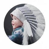 PRICE REDUCED - N02- For 9 to 18 month Toddler / Baby : White Headdress for the little ones !