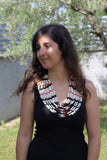 Handmade Bone  Chocker    / Necklace In White