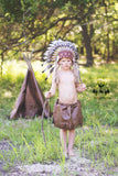 K12 From 5-8 years Kid / Child's: white and black swan feather Headdress 21 inch. – 53,34 cm.