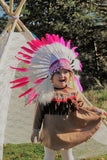 PRICE REDUCED - K25- From 2-5 years Kid / Child's: Pink Indian Headdress 20,5 inch. – 52 cm
