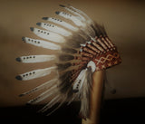 PRICE REDUCED - N14- For 9 to 18 month Toddler / Baby: black and white  Headdress for the little ones !,