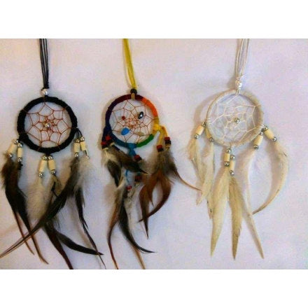 D1-Dream Catcher Necklace (Choose your color Dark, rainbow, white)