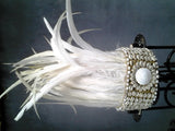 Traditional tribe crown white Feathers
