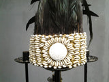 Traditional papua tribe crown black Feathers
