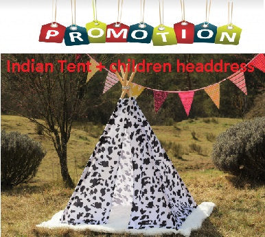 tipi / tepee / tipi / teepee Tent + Children Headdress