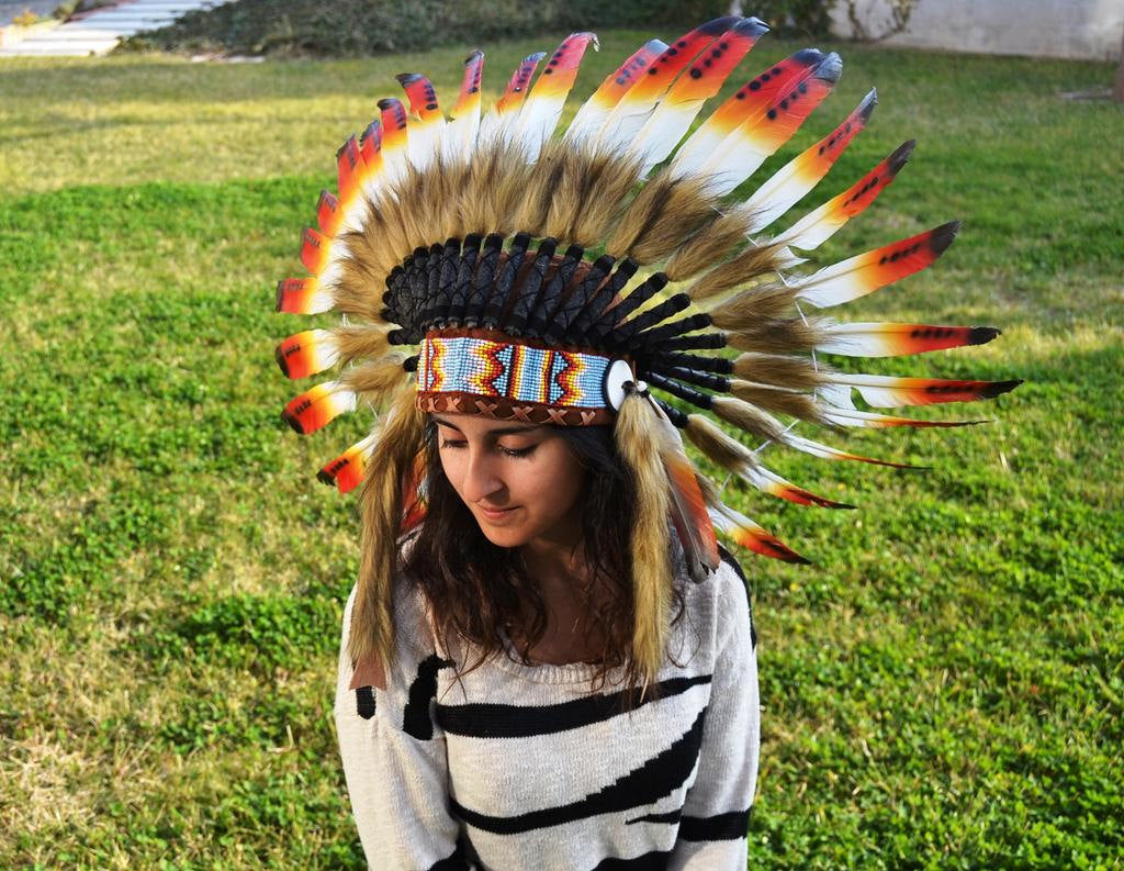 traditional native american headdress