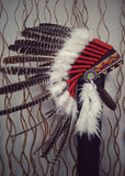 X27 natural colour turkey Feather Headdress  / Warbonnet..