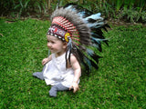 N03- For 9 to 18 month Toddler / Baby: Turquoise Headdress for the little ones !