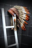 X05 - Three colors brown Chief  Feather Headdress / native american Style  Warbonnet