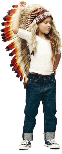 N13- From 5-8 years Kid / Child's: Long three colors red swan feather ...