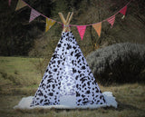 Teepee Tent Cow Motive . POLES NOT INCLUDED.
