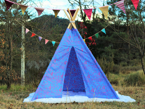 tipi / tepee / tipi / teepee Tent Animals .POLES NOT INCLUDED.